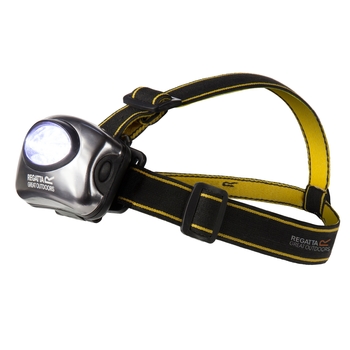 Stirnlampe - 5 LED Schwarz