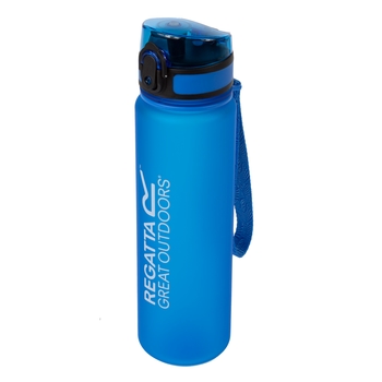 Tritan Trinkflasche mit Flip-Verschluss - 0,6 Liter Blau