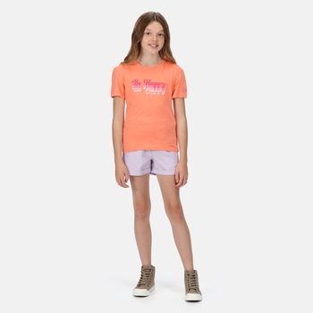 Bosley V T-Shirt mit Graphik-Print für Kinder Rosa