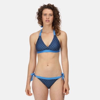 Flavia String Bikini-Hose für Damen Blau